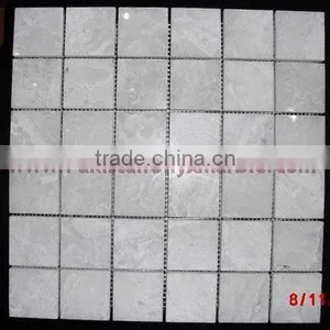NEW ZIARAT WHITE (CARRARA WHITE) MARBLE MOSAIC TILES thumbnail-1