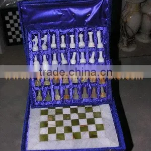 Natural Color 2017 ONYX CHESS BOARDS WITH FIGURES thumbnail-1