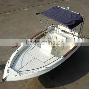 16ft Fiberglass Open Boat With Center Console thumbnail-2