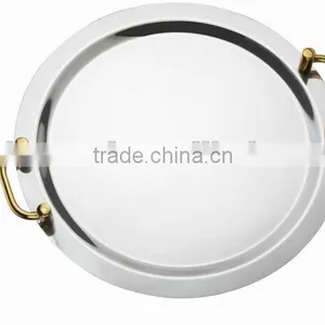 Round Shape Silver Dish thumbnail-1