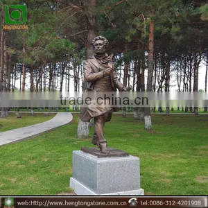 Outdoor Life Size Bronze Famous Human Sculpture thumbnail-1
