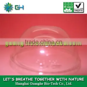 Transparent Dome Cup Lid,PLA (polylactide) ,100% Biodegradable Underground thumbnail-1
