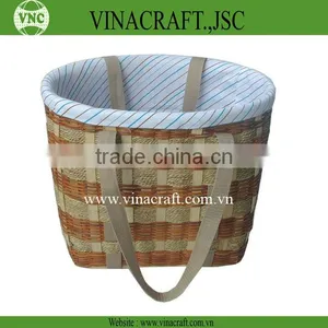 Nice Wicker Basket Bag for Picnic thumbnail-1