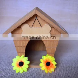Indoor Bird Houses Paulownia Small Wooden Bird Houses Handmade Christmas Bird Houses Wood Bird House With Door thumbnail-1