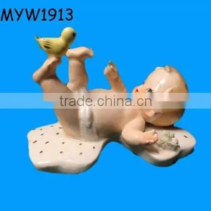 Lovely Canary and Baby Ceramic Canary Yellow Color thumbnail-1