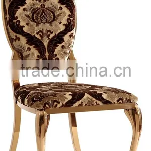 2016 Luxury Stainless Steel Dinning Chair for Whole Sale A82G thumbnail-2