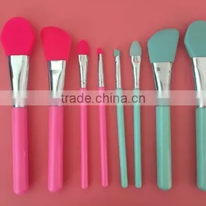 Face Mask Brush, Silicone Cosmetic Brush Set of 6 Facical Mask Brush Set and Eye Makeup Brushes thumbnail-2