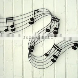 Metal Musical Notes Wall Decor thumbnail-1