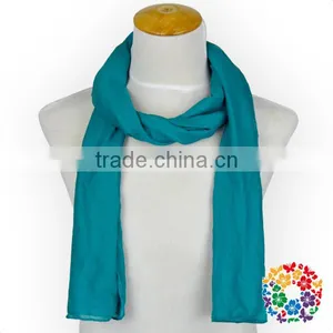 Many Colors Fashion Solid Polyester Long Scarf Women Shawl Scarf thumbnail-3