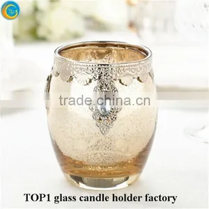 Hurricane Lamp Candle Holders Pink Butterfly Charms With a Floral Laser Cut Design Glass Candle Container thumbnail-1