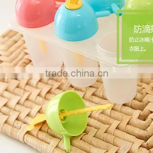 FRUIT Shape Kitchen FrozenIce Pudding Pops DIY Mold 6 Compartments thumbnail-2
