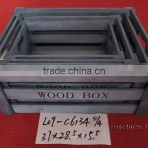 Antique Wood Crate for Sale,wooden Box,wooden Storage Box thumbnail-1