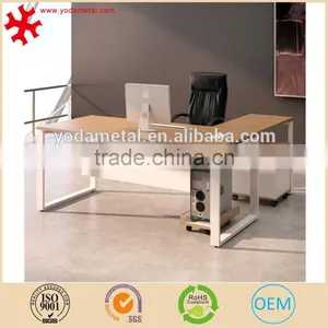 Modern Solid Wood L-shaped Executive Table Office Furniture Desk thumbnail-1
