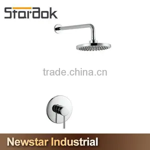 Star.aok New Chrome Solid Brass Modern Free Floor Standing Waterfall Bathtub Shower Faucet thumbnail-1