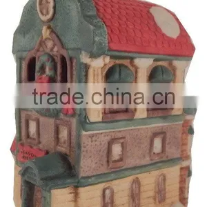 Hand Painted Porcelain Christmas Village thumbnail-3