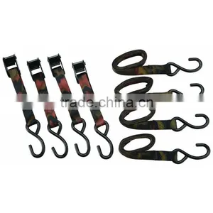 Camouflage Buckle Lock Tie Downs, 4 Piece Cam Buckle High Quality Tie Downs thumbnail-1