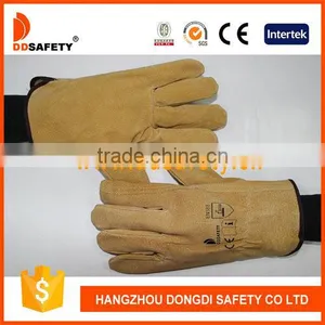 DDSAFETY China Wholesale Yellow Driver Gloves thumbnail-1