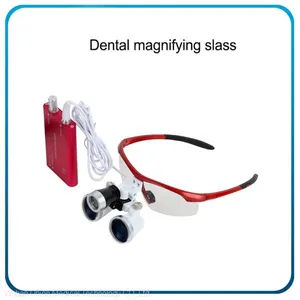 Portable Colorful LED Dental Magnifying Glasses 3.5X thumbnail-2