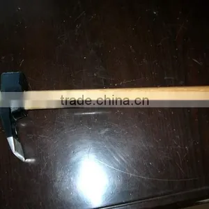 Forged Adze With Wooden Handle thumbnail-2