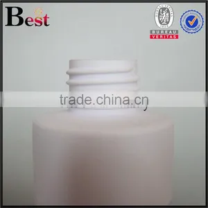 Cosmetic Screen Printing Flat Shoulder Beard Oil Pomade Shampoo Detergent Lotion White Aluminum Pump 200ml Plastic Bottle thumbnail-4