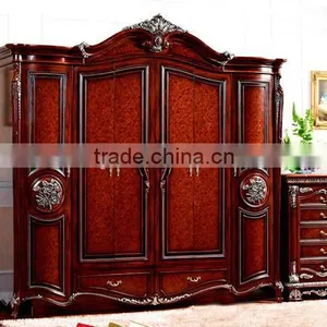 2013 Year Latest Design Wooden Antique European Bedroom Furniture thumbnail-2