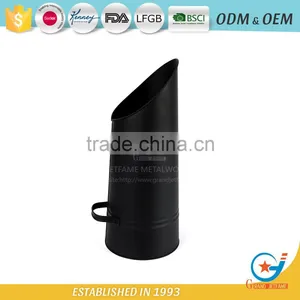 Iron Powder Coating Fire Bucket Fireplace Metal Coal Bucket thumbnail-6
