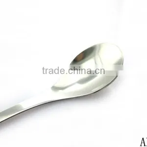 High Grade Long Smile Face Handle Stainless Steel Spoon thumbnail-6