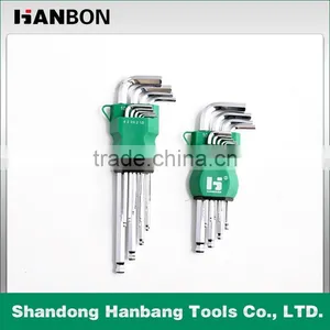 High Quality 9Pcs L Type Hex Key Set With Ball Head thumbnail-2