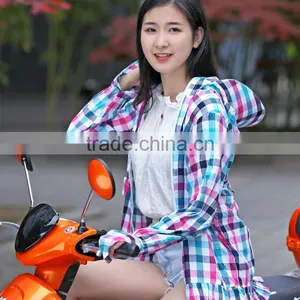 Women Breathable Windbreaker Colorful Outdoor Sports Cycling Sun-proof Sun Protection Clothing thumbnail-1