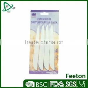 4pcs Stainless Steel Paring Knife Set With Plastic Handle thumbnail-1