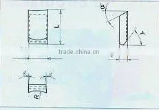 Tungsten Carbide Tipped Tip Blade Cutter for Circular Saw--hollow Tooth(1241) thumbnail-1
