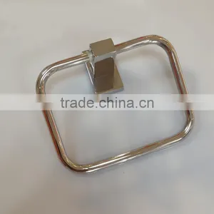 2016 The Hottest Wholesale Price Storage Bath Hardware Factory Supply Stainless Steel Towel Ring Square thumbnail-3