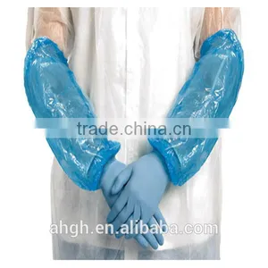 White Plastic Oversleeves/disposable pe Sleeve Cover,Cheap Disposable Waterproof PE Sleeve Cover thumbnail-2