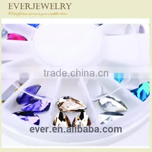 Wholesale Flatback Nail Diamond and Nail Art Rhinestone, Nail Crystal Beads thumbnail-2