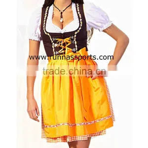Women Custom Cotton Polyester Trachten Mini Dirndl, BAVARIAN DIRNDL for Wemen thumbnail-1