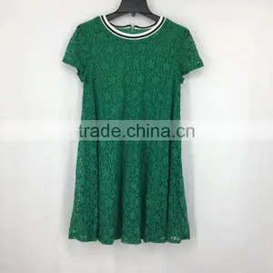 Yiwu Leftover Stock Latest Design Ladies Lace Dress thumbnail-1