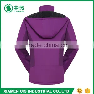 New Style Winter Warm Hooded Softshell Clothing Women Snowboard Jacket thumbnail-5