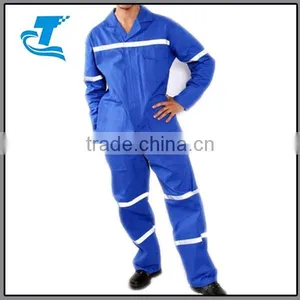 Hottest Two Piece Coverall Acid Resistant With Reflective Tape thumbnail-1