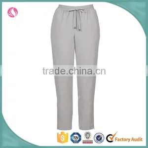 Women Casual Thin Summer Elastic Waistband Joggers, Bottoms Cropped Pant thumbnail-1
