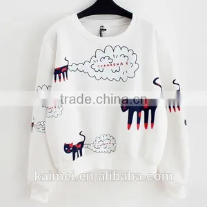 100% Cotton Quick Dry Hot Design Factory Produced Best-selling High Quality Life Printed Sweatshirt thumbnail-2