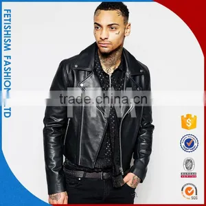 China OEM Latest Design Leather Jacket thumbnail-1