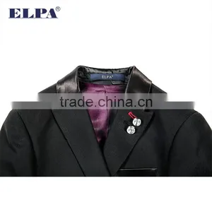 ELPA NXB0075 Designer 3 Piece Fancy Tailor Made Slimming Black Red Boys Suits thumbnail-6