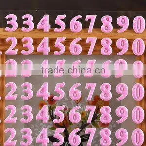 Custom Cheap Adhesive Sticker Alphabet / Number Shape Glitter Sticker Children DIY Sticker thumbnail-3