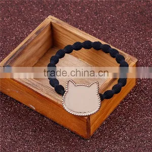 Zinc Based Alloy DIY Resin Mold For Jewelry Making Hair Ties Cat Animal Gold Plated & Black thumbnail-3