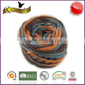 T Shirt Yarn Polyester Yarn Baby Yarn Fancy Knitting Yarn thumbnail-1