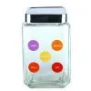 Square Glass Canisters With Square Lid thumbnail-1