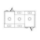 Z Type Clean Room Air Shower Tunnel For Single Person With Both Side Blowing thumbnail-1