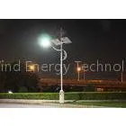 Low Speed Small Vertical Axis Wind Turbine 300W for Hybrid Lamp System thumbnail-1