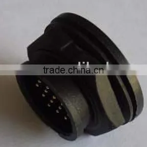Circular Large Size Male Lock Solder Type Front Mounting Waterproof Connector thumbnail-1