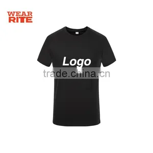 Logo Print 100% Polyester Wholesale Blank T-shirt thumbnail-4